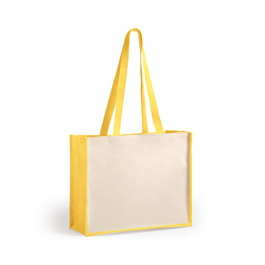 Bolsa Rotin Nature em Juta e Algodão Resistente