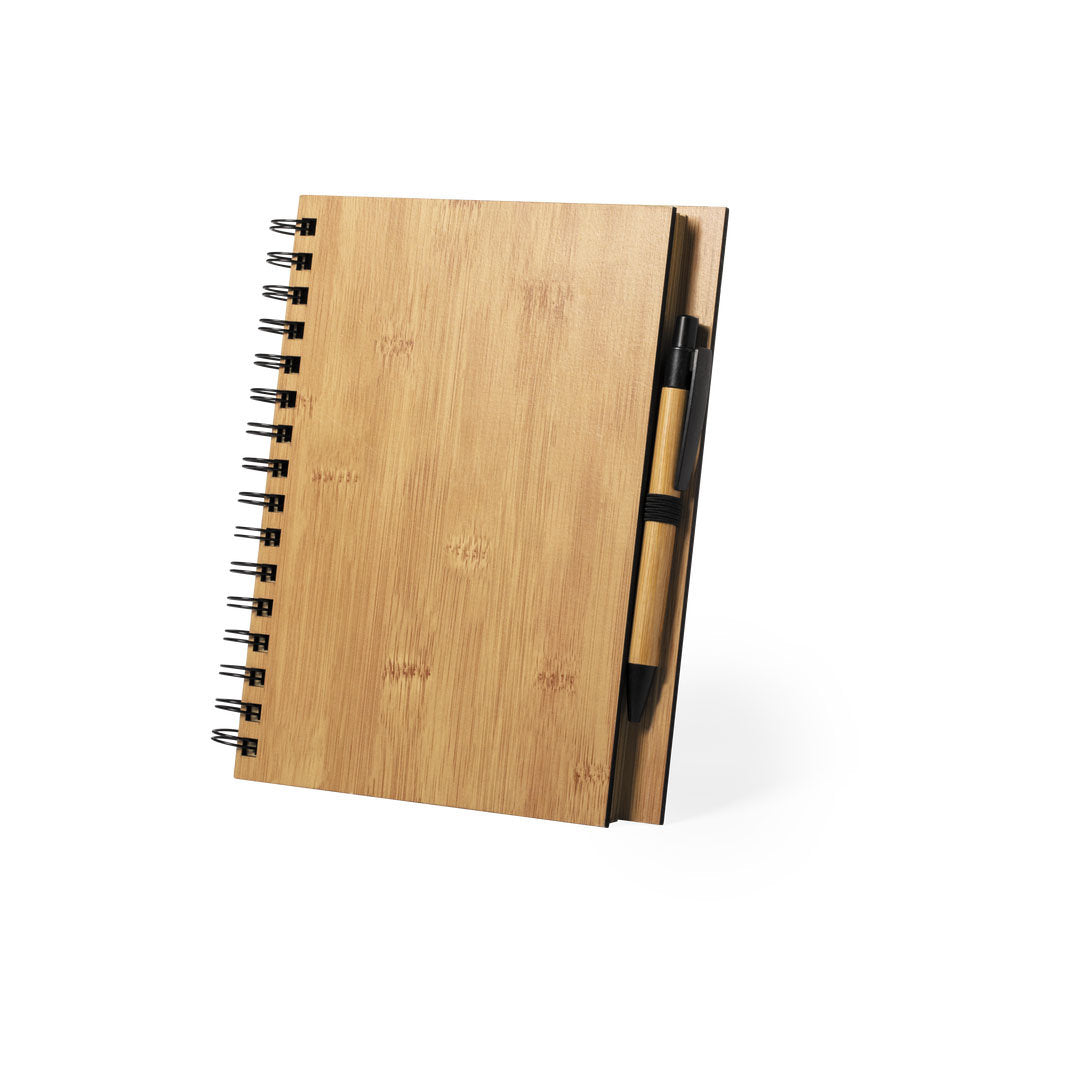 Conjunto Nature: Caderno e Caneta em Bambu