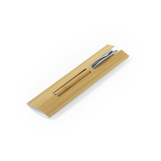 Funda de Caneta Nature em Cartão com Design Bamboo