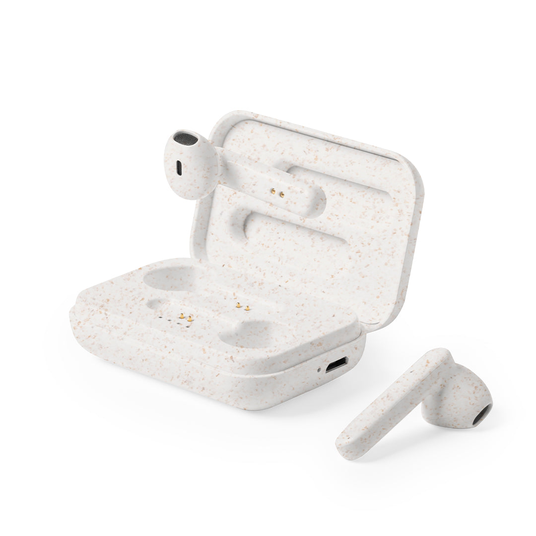 Auriculares Bluetooth 5.0 Nature com Estojo Ecológico