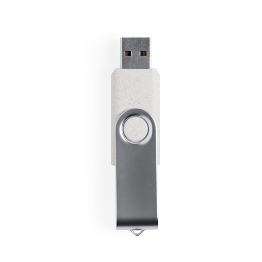 Pen USB 16GB Ecológica com Clip Giratório