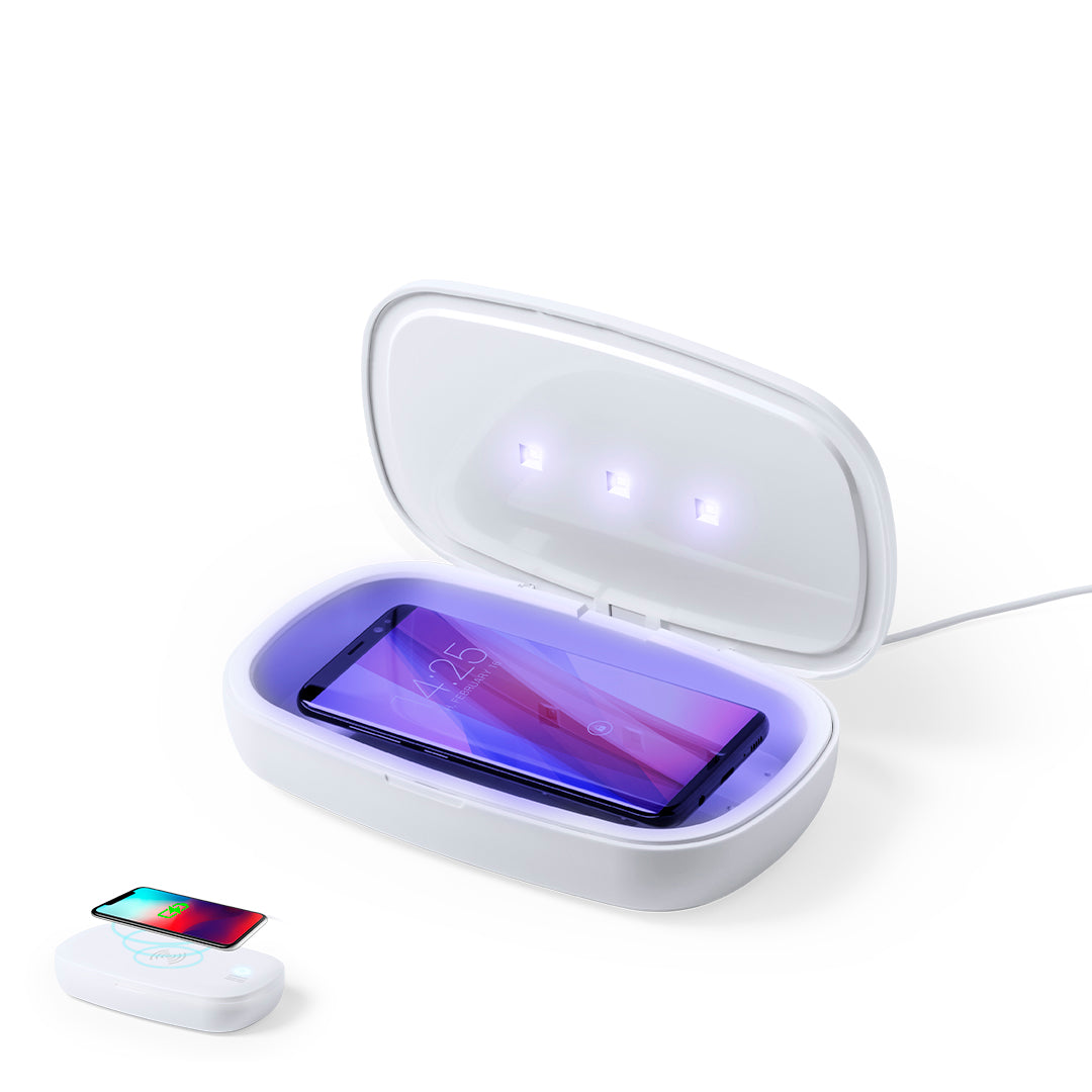 Halby - Caixa Esterilizadora UV com Carregador Wireless