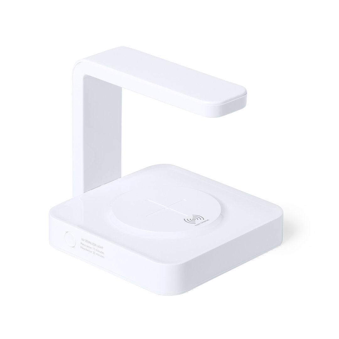 Lâmpada Esterilizadora UV C com Carregador Wireless