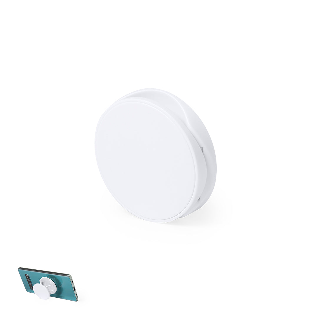 Suporte Antibacteriano Dobrável para Smartphone Branco