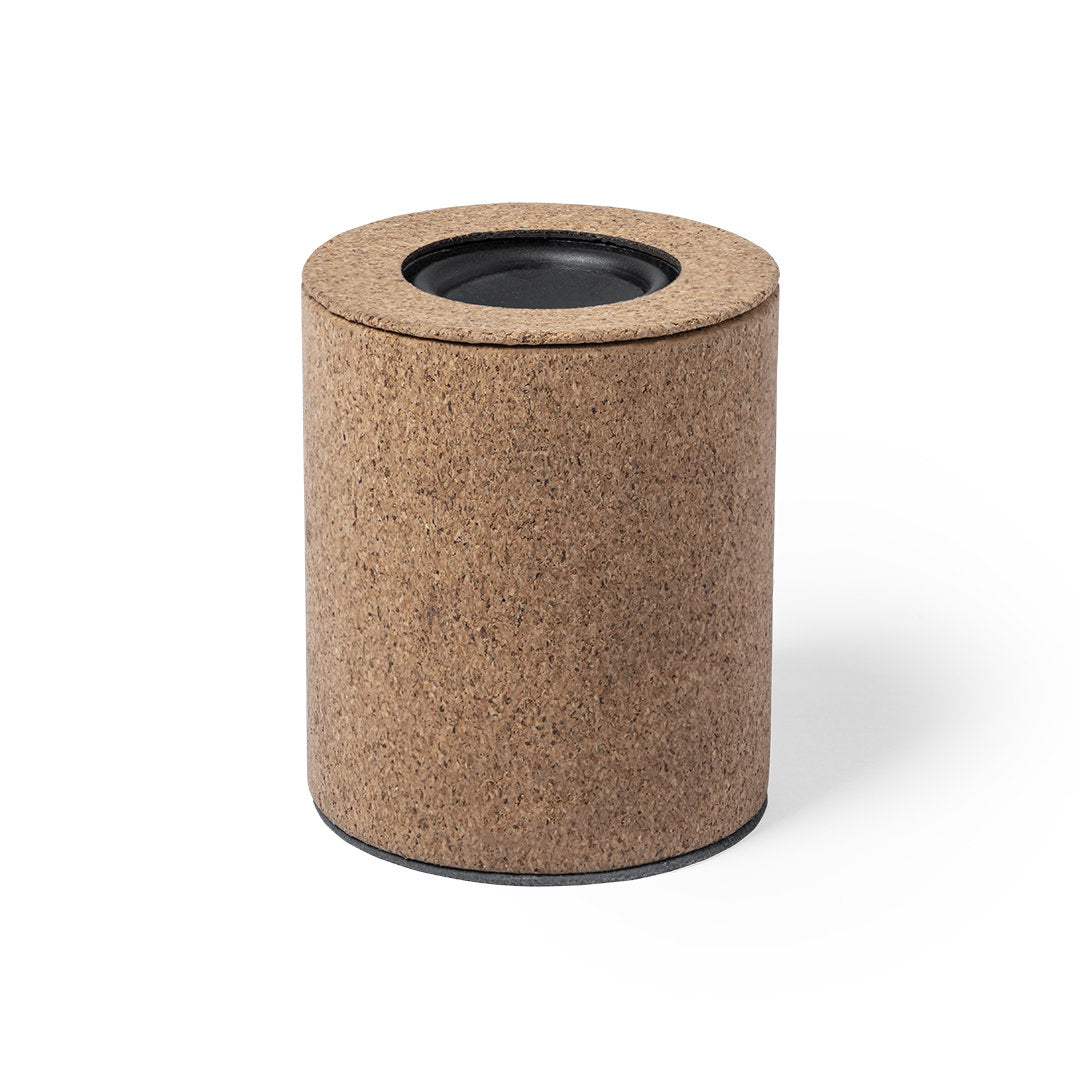 Altifalante Bluetooth Compacto em Cortiça Natural