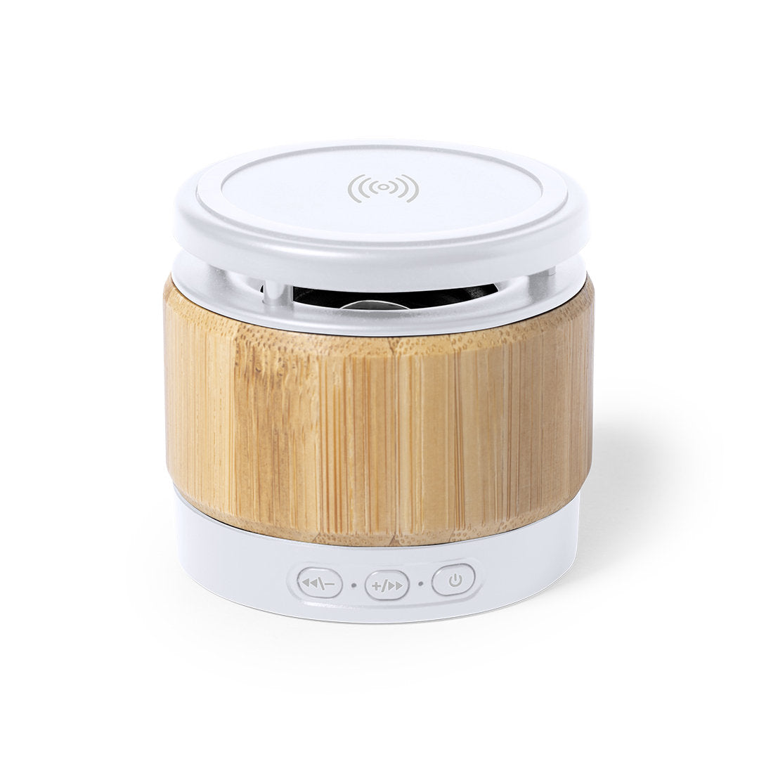 Altifalante Bluetooth Compacto com Carregador Sem Fios