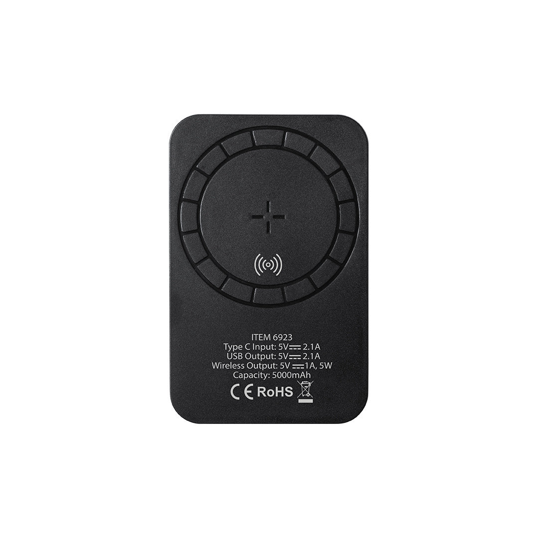Power Bank Vekmar 5000mAh com Carga Sem Fios