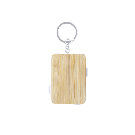 Carregador Chaveiro Compacto em Bambu Nature
