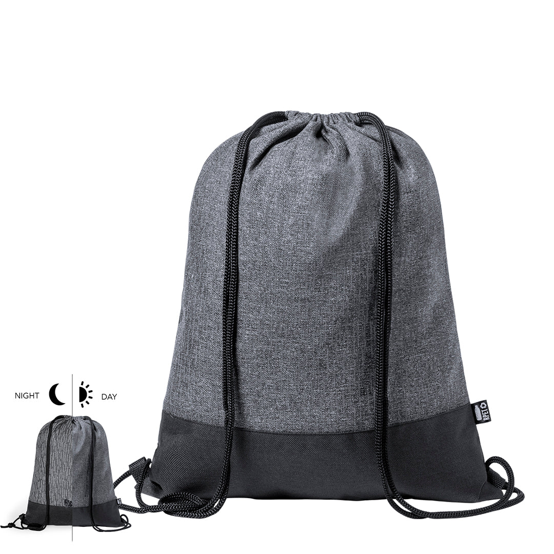 Mochila Reflectora Stabby em RPET Resistente e Sustentável