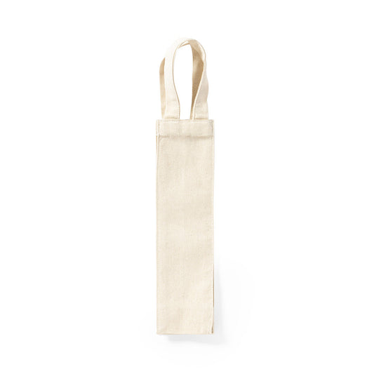 Bolsa de Canvas Natural para Garrafa de Vinho 75cl