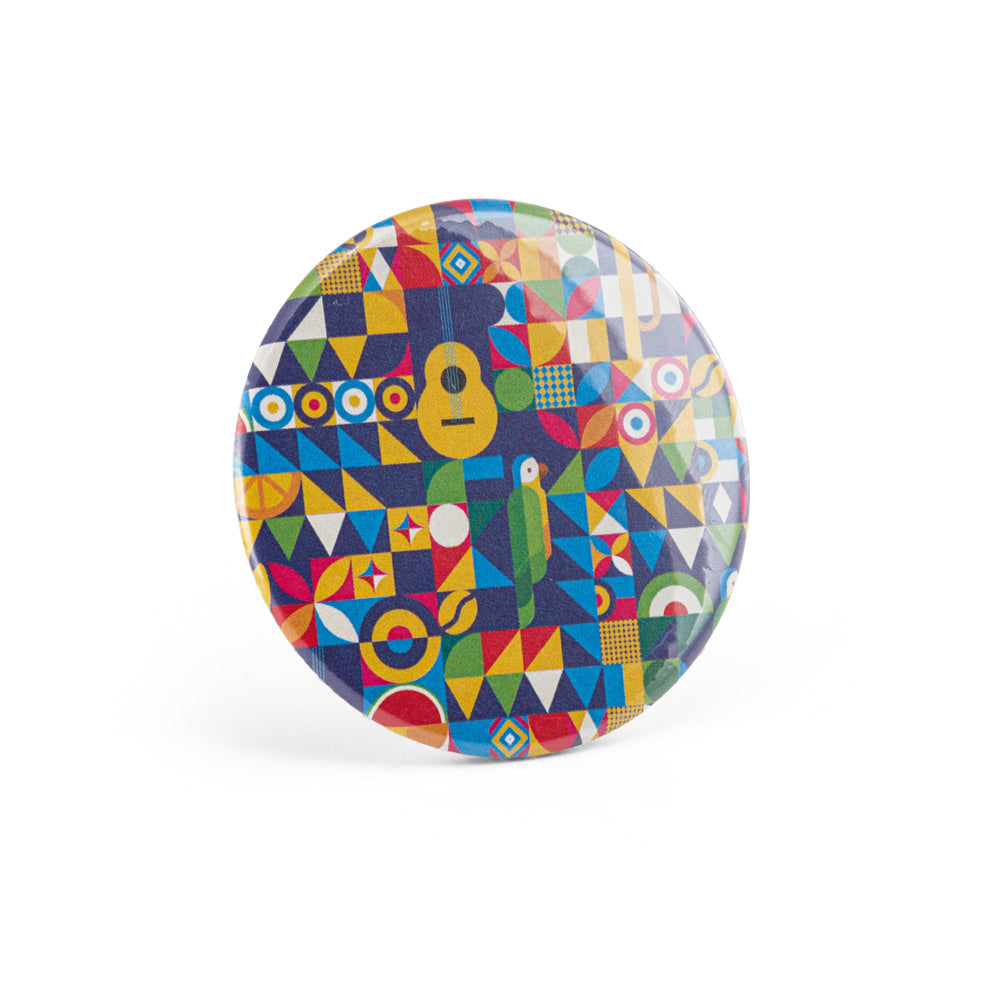 Button P'IN 10 – Pin Redondo com Íman Personalizável