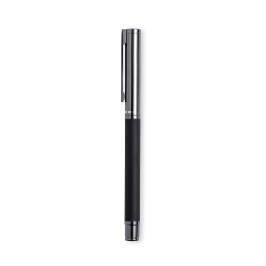Roller Elegante em Metal Preto Mate com Logótipo