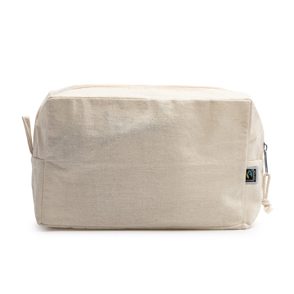 Necessaire em Algodão com Fecho e Alça