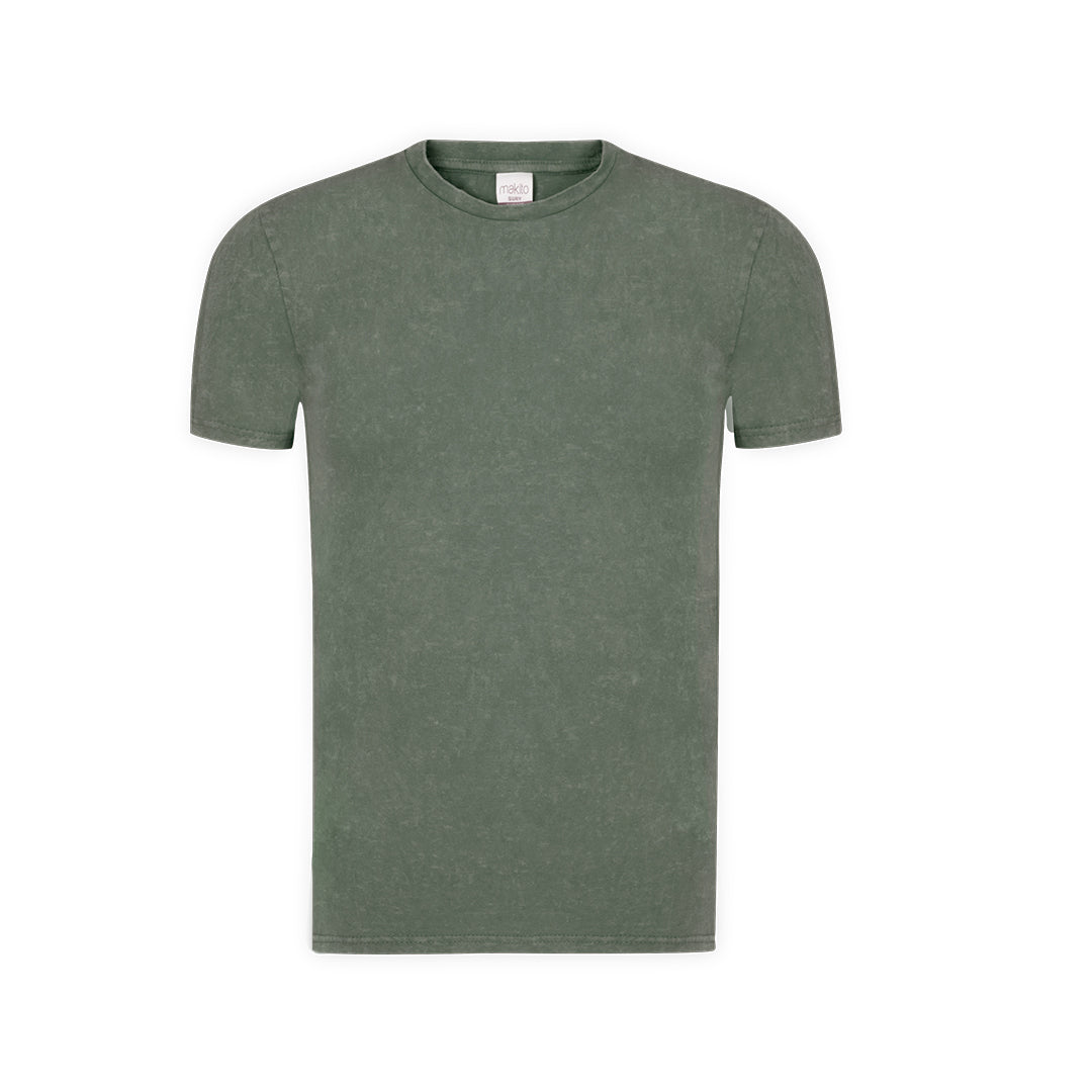 Camiseta Unissexo Sury com Efeito Lavado Jeans