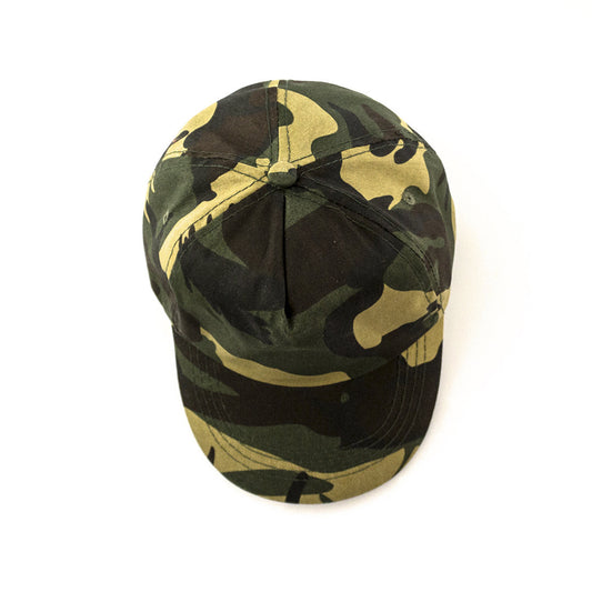 Gorra Camuflada em Algodão e Poliéster Ajustável
