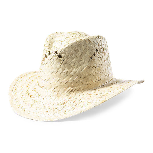 Chapéu de Palha Branco Lua com Ventilação Confortável