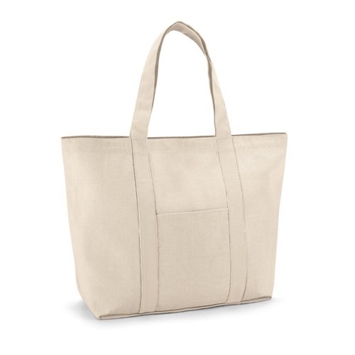 Saco em algodão canvas com bolso frontal e interior VILLE