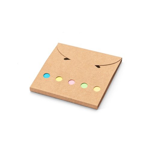 AINSLEY - Conjunto 2 em 1 com 6 blocos de notas adesivas em papel 100% reciclado