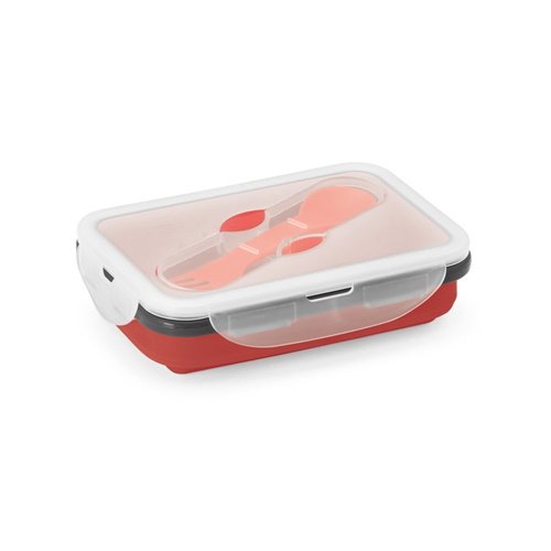 Lancheira Retrátil Hermética em Silicone e PP 640 mL – Saffron