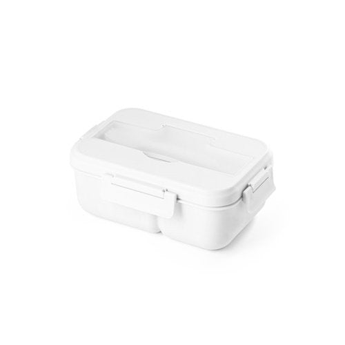 Lancheira Hermética PYRUS em Polipropileno 1L com Compartimento para Talheres