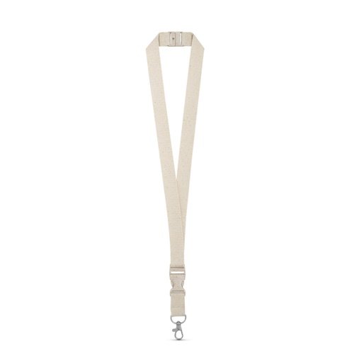 BALLINA Lanyard em Algodão com Mosquetão Metálico