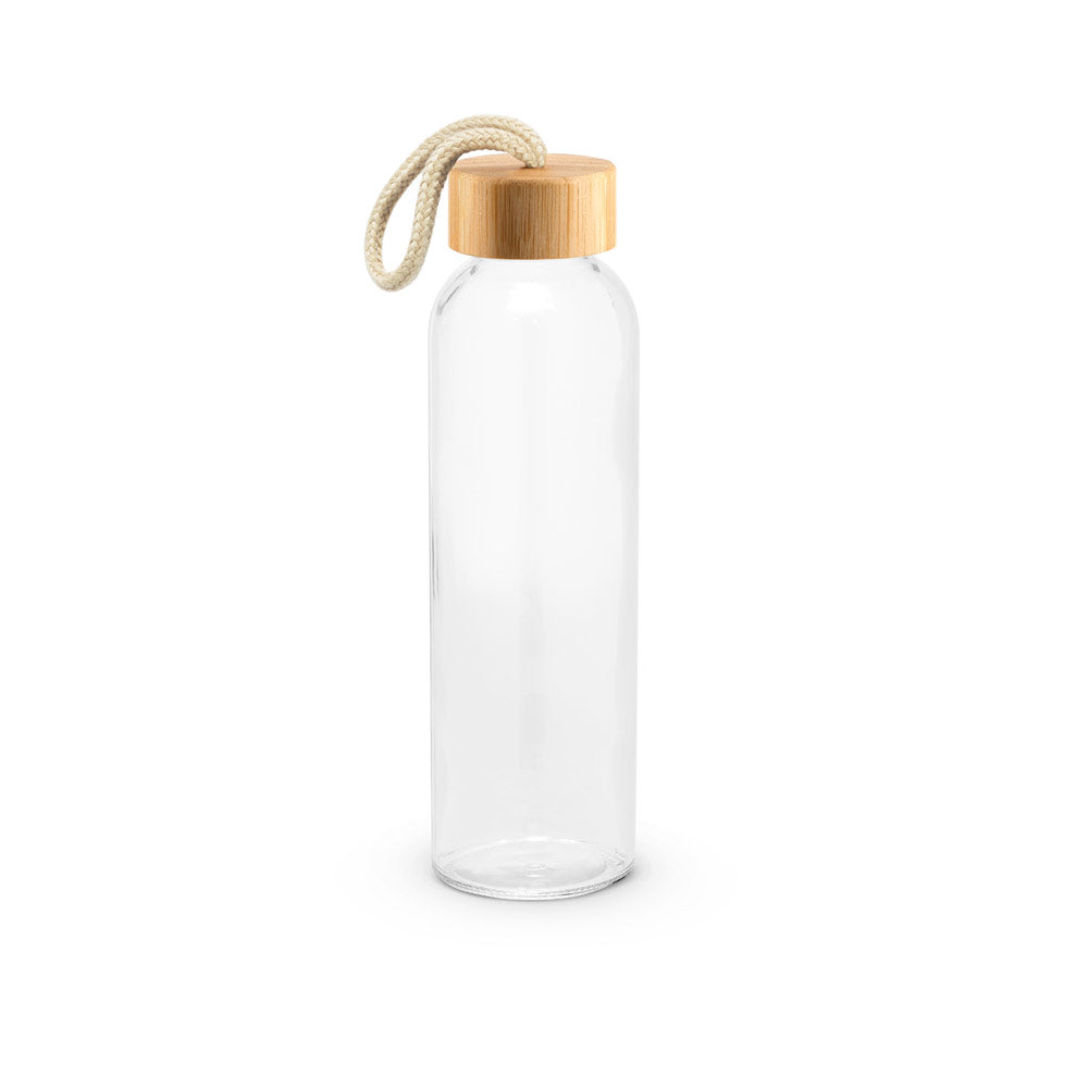 Crosby Garrafa em Vidro com Tampa de Bambu 520 mL