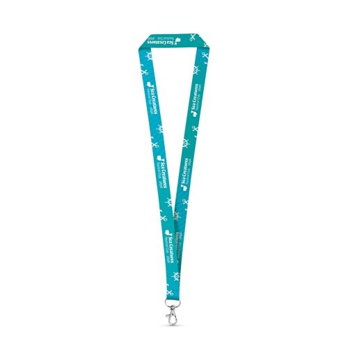 Set Lanyard Sublimação Longo com Mosquetão de Gatilho 20 mm - Brighton