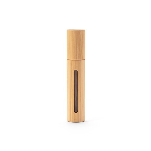 REESE Atomizador de Perfume Recarregável com Invólucro em Bambu Natural