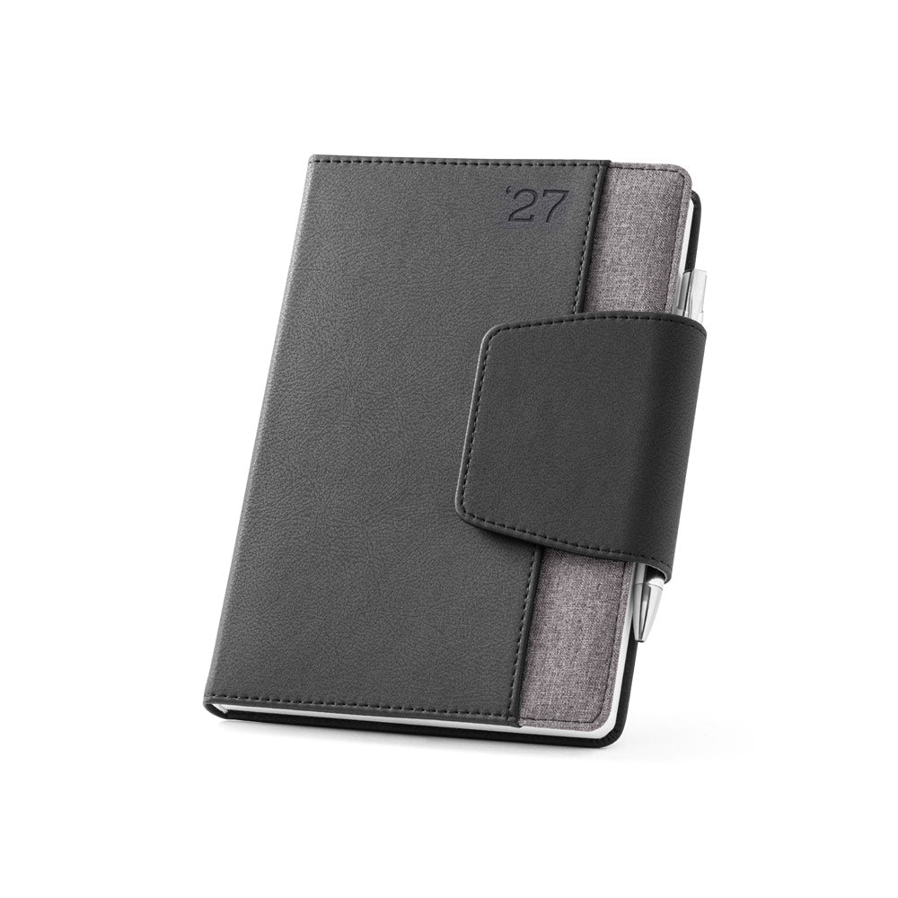 Agenda A5 STORIES com Fecho Magnético e Bolsa de Non-Woven