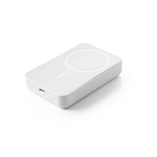 AMPERE 10 - Power bank magnética 10.000 mAh com carregamento wireless 15W em ABS reciclado