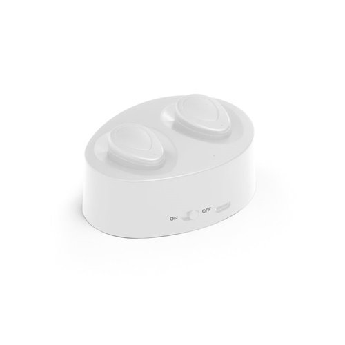 Auriculares Sem Fios CHARGAFF em ABS com Base de Carregamento