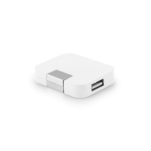 JANNES Hub USB-A 4 Portas em ABS Compacto