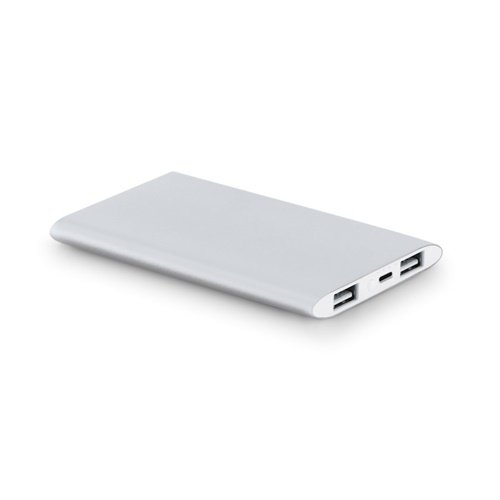 Power bank Nobel 7.200 mAh em alumínio reciclado com lanterna LED
