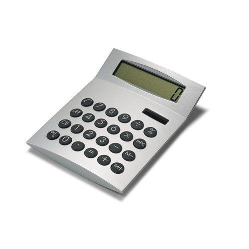 Calculadora ENFIELD de 8 dígitos com alimentação dual-power