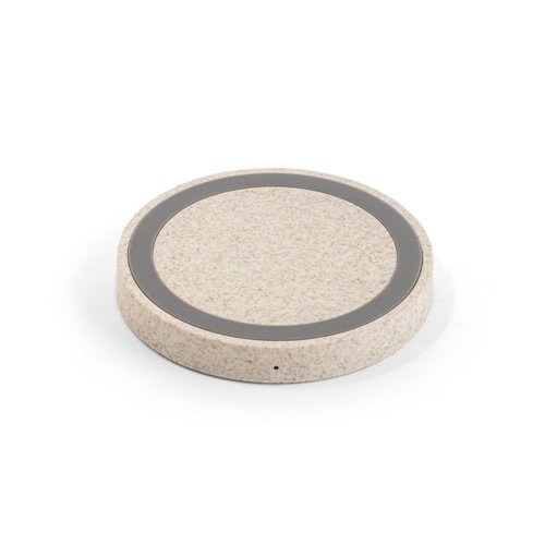 CUVIER Carregador Wireless 15W em ABS Reciclado e Fibra de Palha de Trigo