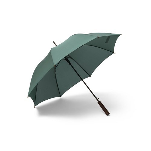 APOLO Guarda-chuva automático em poliéster reciclado e madeira