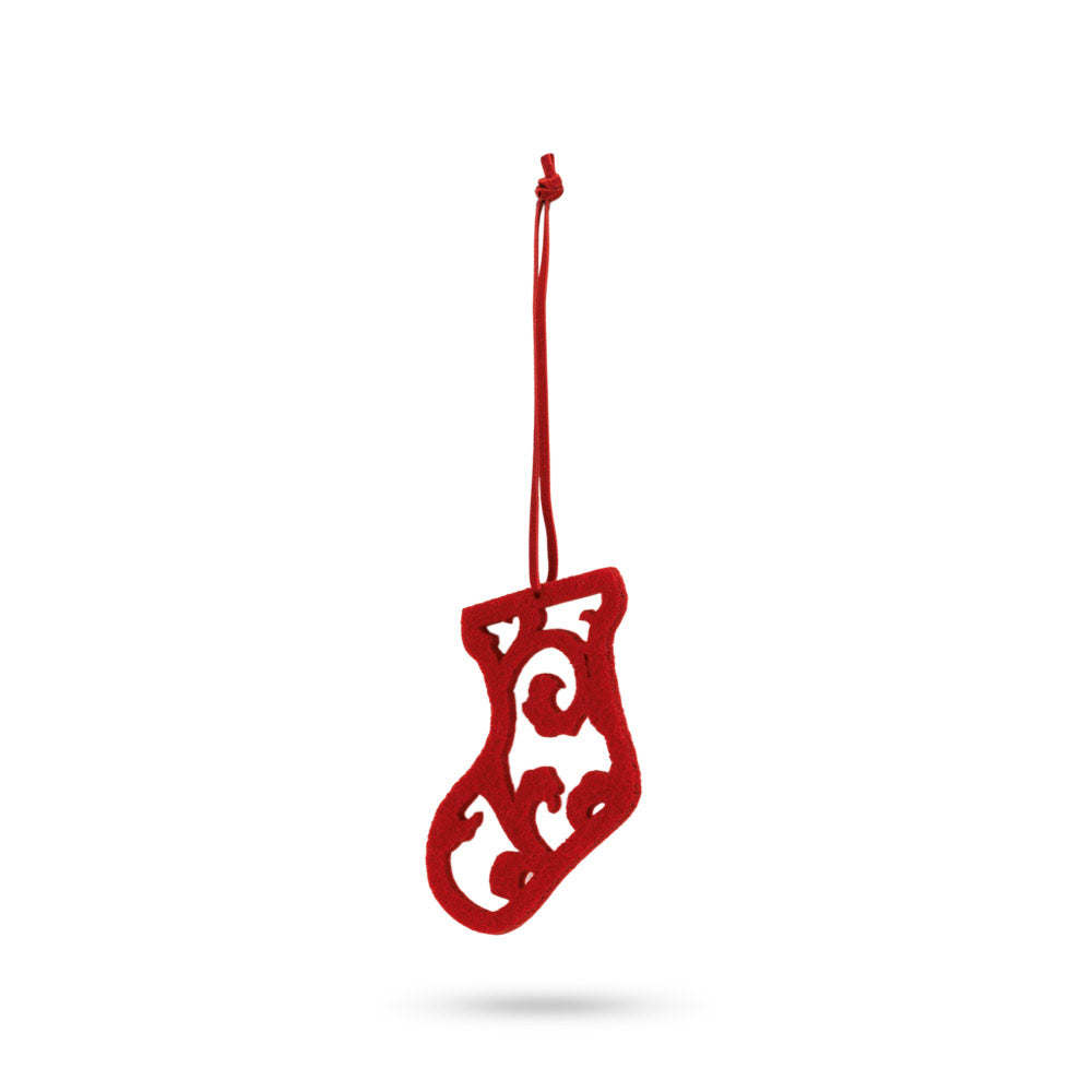 JUBANY Conjunto de 5 Pendentes de Natal em Feltro