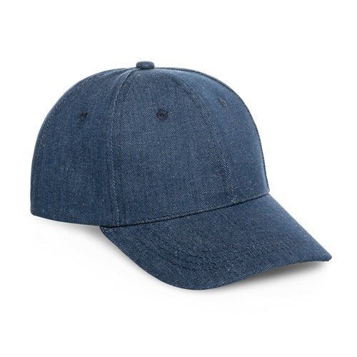 Boné PHOEBE em Denim e Algodão com Ajuste Metálico