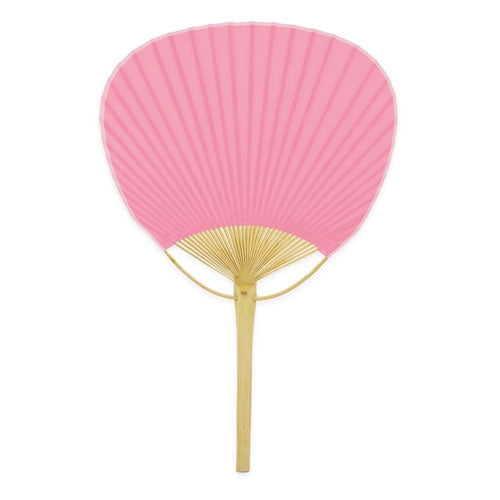 Leque de Bambu e Papel