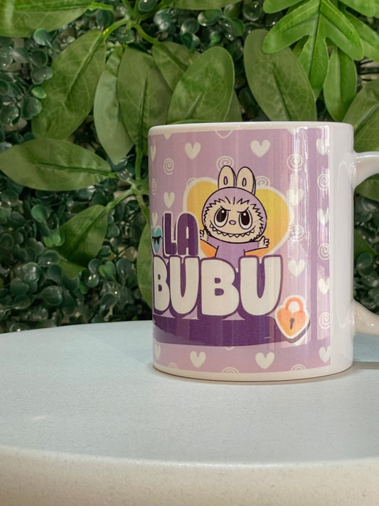 Caneca Kawaii Inspirada em Labubu & Corações | Design Colecionável