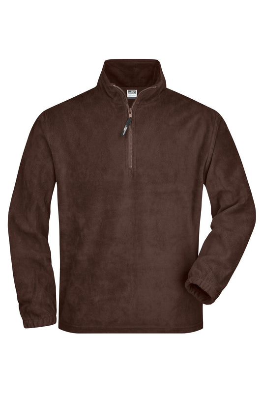 Sweatshirt Half-Zip em Fleece Pesado