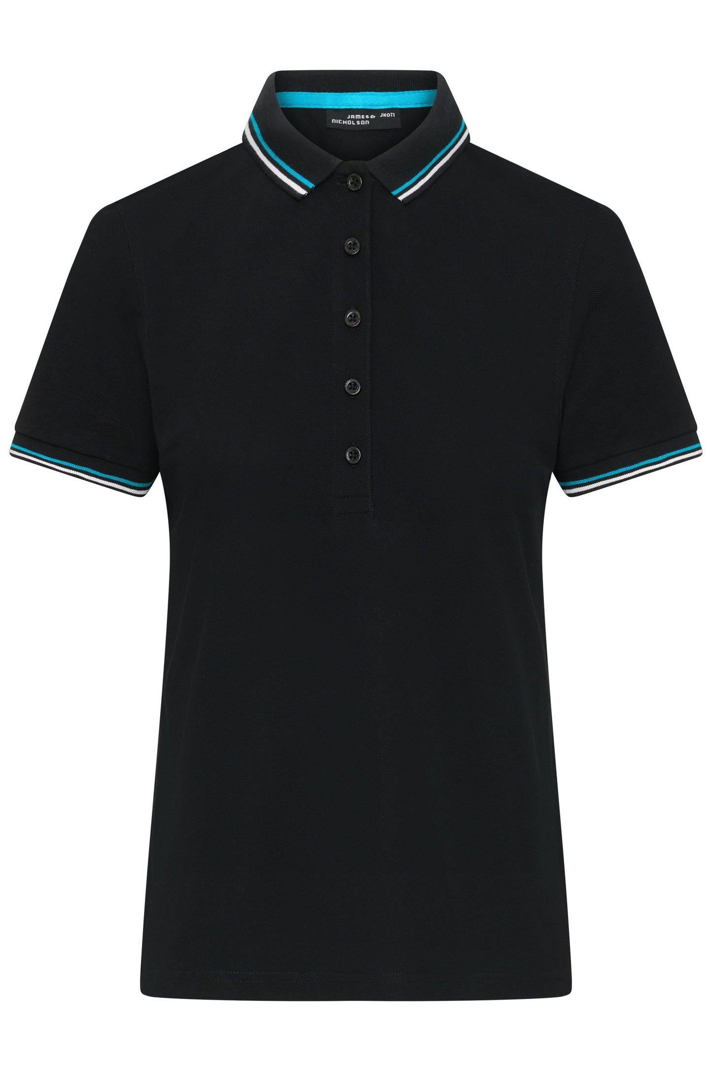Polo Senhora Clássico com Risca Contraste