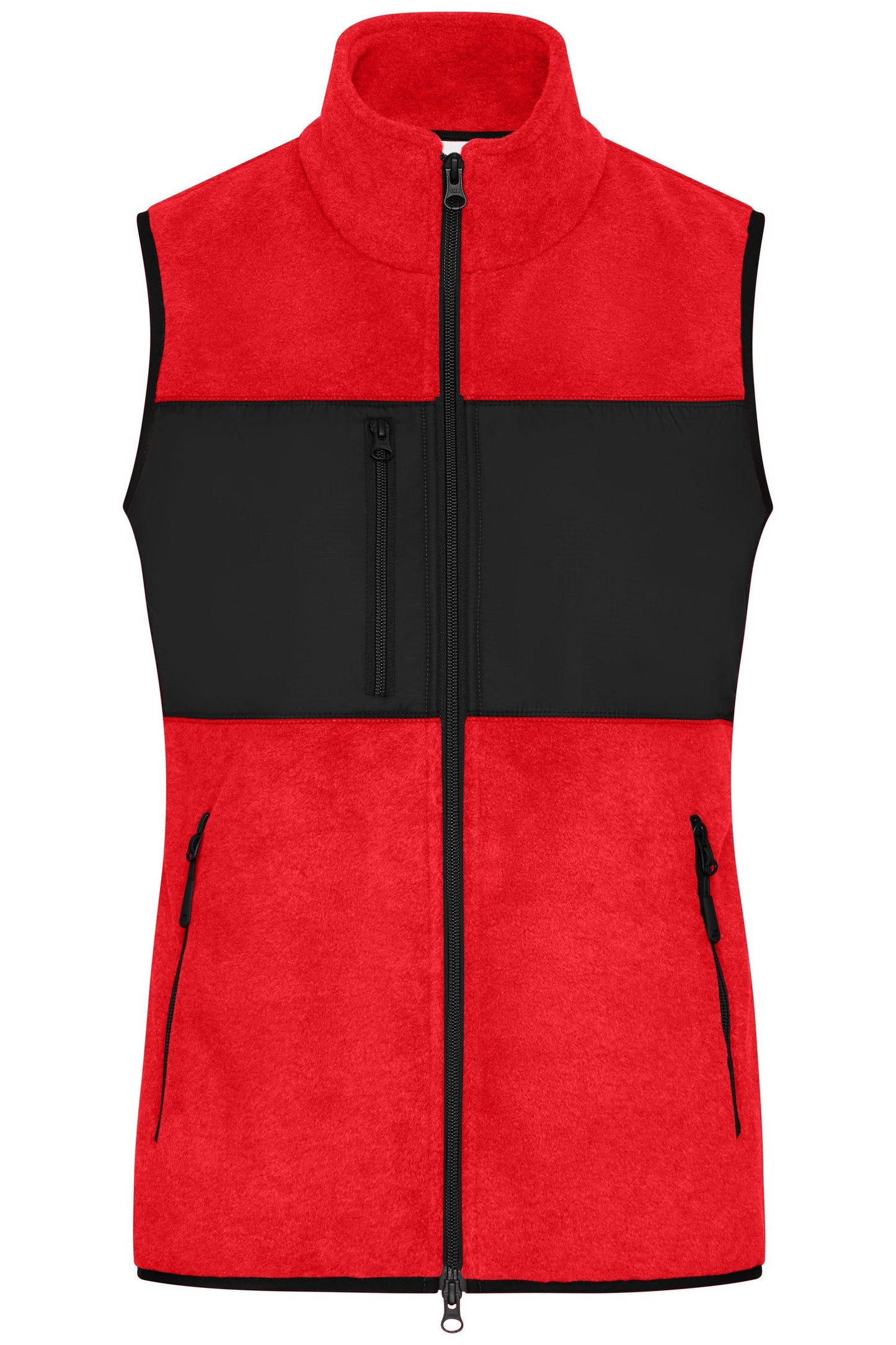 Colete Polar Feminino em Material Misturado GRS