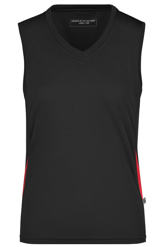 Camisola de Corrida Feminina Sem Mangas Respirável