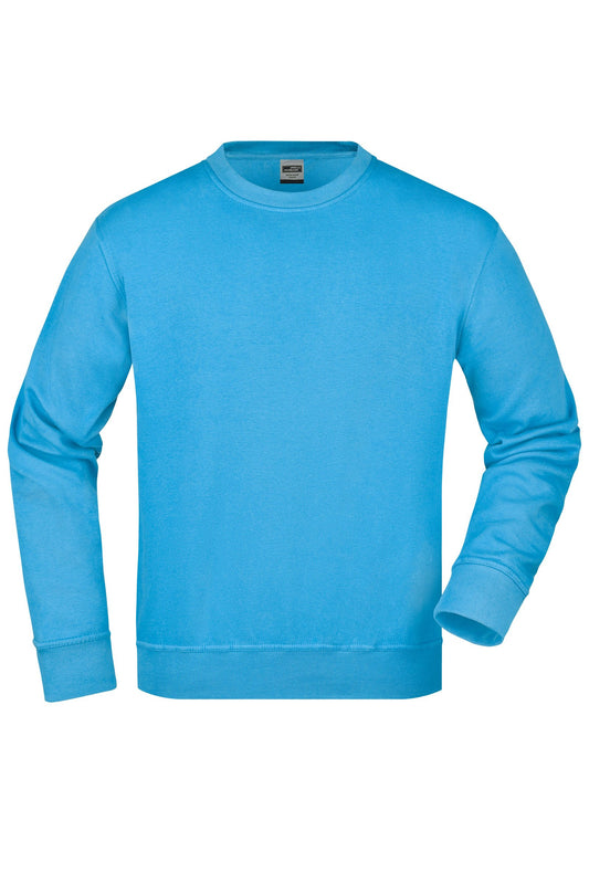 Sweatshirt Workwear de Gola Redonda Resistente