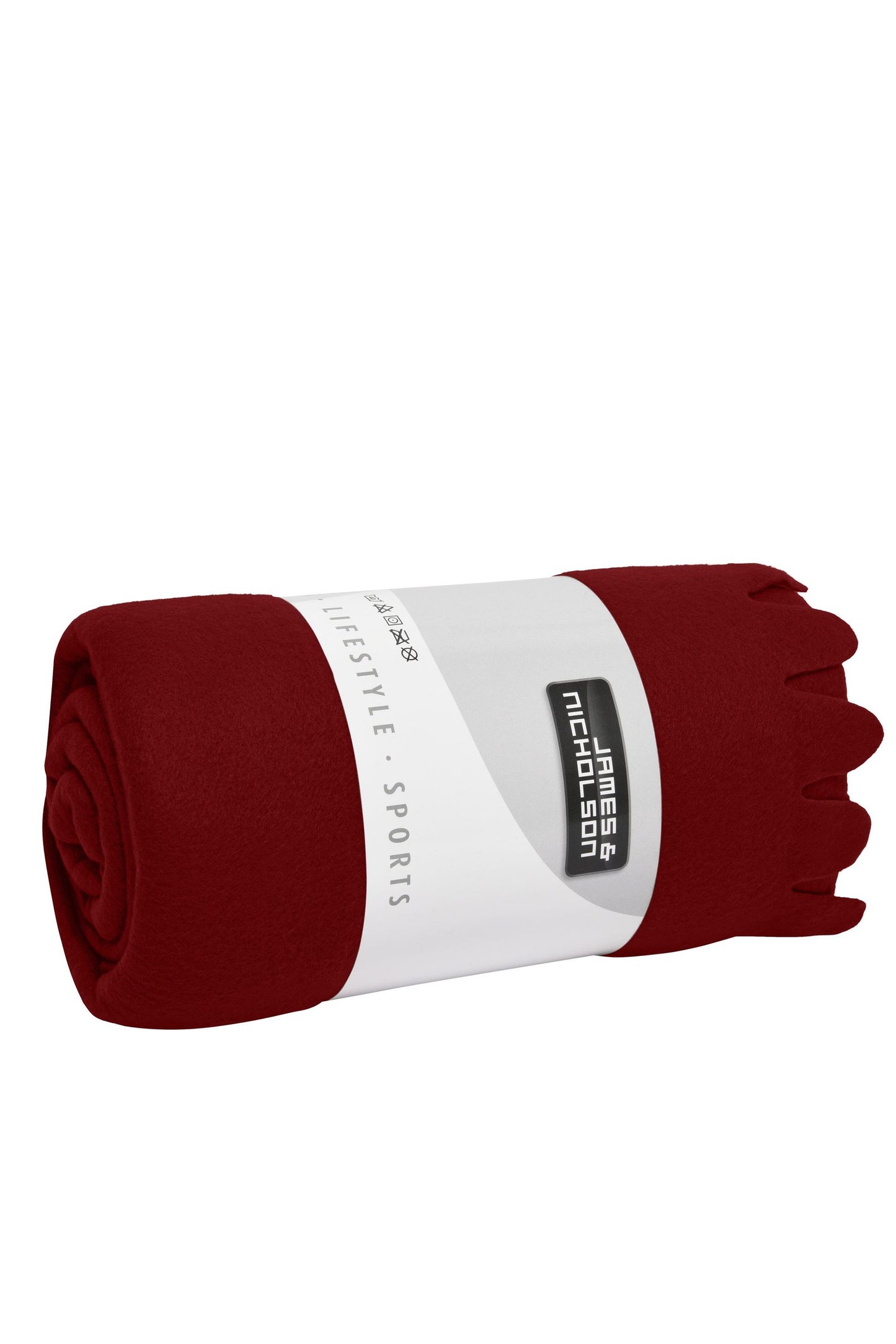 Manta Polar com Franjas Arredondadas Personalizável