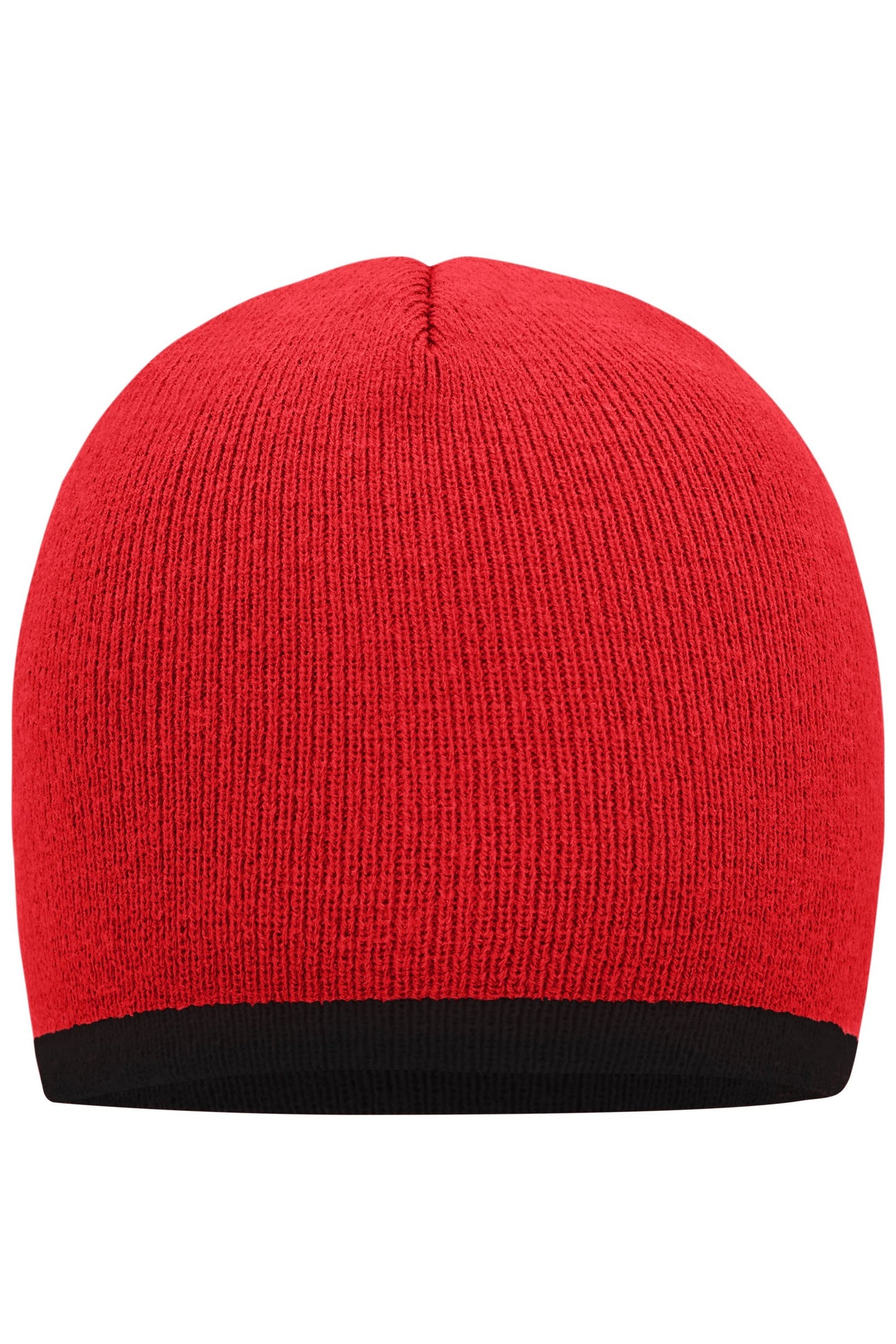 Gorro Ajustado com Borda Contrastante