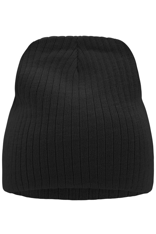 Gorro Rib Beanie em Malha Canelada