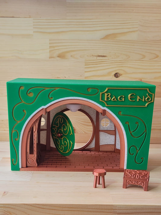 Book Nook - "Bag End" - Senhor dos anéis