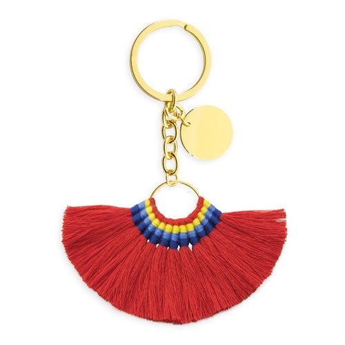 Porta-Chaves Étnico com Chapa
